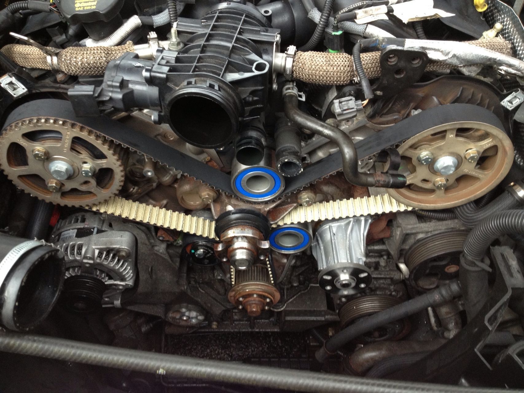 discovery 4 timing belt change